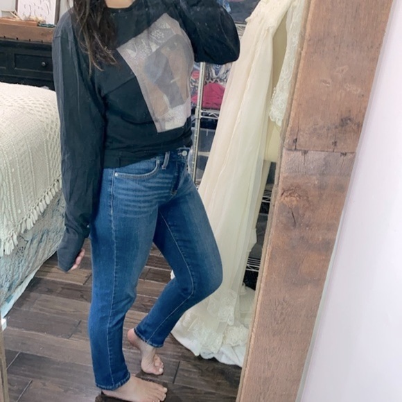 Soulland graphic print black longsleeve T-shirt size medium - Picture 2 of 6